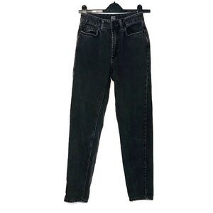 Urban Outfitters BDG Faded Black Distressed Mom
jeans High Rise Relaxed Size 24